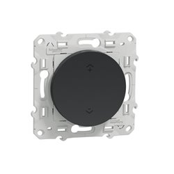Interrupteur centralisé sans fil Wiser Odace S540531 2 ou 4 BP anthracite