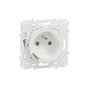 Prise 2P+T connectée Wiser Odace S520559 16 A zigbee blanc