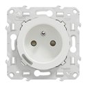 Prise 2P+T connectée Wiser Odace S520559 16 A zigbee blanc