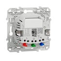 Prise 2P+T connectée Wiser Odace S520559 16 A zigbee blanc