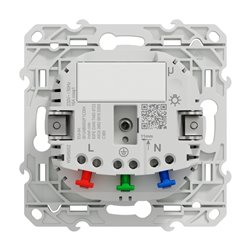 Prise 2P+T connectée Wiser Odace S520559 16 A zigbee blanc