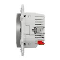 Prise 2P+T connectée Wiser Odace S530559 16 A zigbee alu