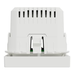 Bouton poussoir Wiser Unica NU353718W 10 A zigbee blanc mécanisme seul
