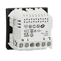 Bouton poussoir Wiser Unica NU353754W 10 A zigbee anthracite mécanisme seul