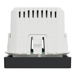 Bouton poussoir Wiser Unica NU353754W 10 A zigbee anthracite mécanisme seul