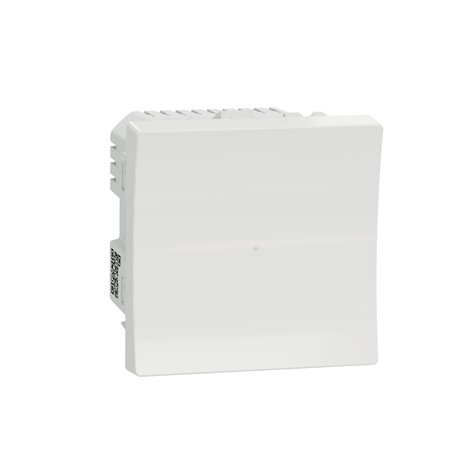 Variateur poussoir Wiser Unica NU351518W 2 fils zigbee blanc mécanisme seul Variateur poussoir Wiser Unica NU351518W 2 fils zigbee blanc mécanisme seul