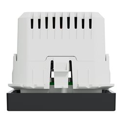 Variateur poussoir Wiser Unica NU351554W 2 fils zigbee anthracite mécanisme seul