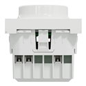 Variateur rotatif Wiser Unica NU351618W 2 fils zigbee blanc mécanisme seul