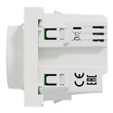 Variateur rotatif Wiser Unica NU351618W 2 fils zigbee blanc mécanisme seul
