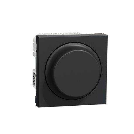 Variateur rotatif Wiser Unica NU351654W 2 fils zigbee anthracite mécanisme seul Variateur rotatif Wiser Unica NU351654W 2 fils zigbee anthracite mécanisme seul