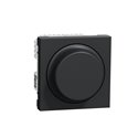 Variateur rotatif Wiser Unica NU351654W 2 fils zigbee anthracite mécanisme seul
