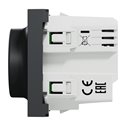 Variateur rotatif Wiser Unica NU351654W 2 fils zigbee anthracite mécanisme seul