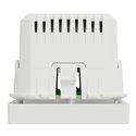 Interrupteur volet-roulant Wiser Unica NU350818W 4 A zigbee blanc mécanisme seul