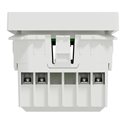 Interrupteur volet-roulant Wiser Unica NU350818W 4 A zigbee blanc mécanisme seul