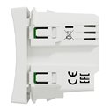 Interrupteur volet-roulant Wiser Unica NU350818W 4 A zigbee blanc mécanisme seul