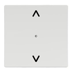 Interrupteur volet-roulant Wiser Unica NU350818W 4 A zigbee blanc mécanisme seul