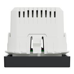 Interrupteur volet-roulant Wiser Unica NU350854W 4 A zigbee anthracite mécanisme seul