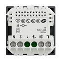 Interrupteur volet-roulant Wiser Unica NU350854W 4 A zigbee anthracite mécanisme seul
