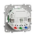 Prise 2P+T connectée Wiser Unica NU555954 16 A zigbee anthracite