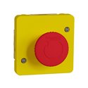 Arrêt d'urgence 1/4 tour Mureva Styl MUR35053 jaune composable