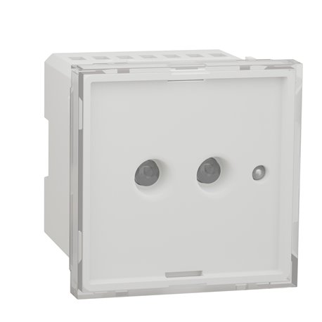 Balise de sécurité avec batterie LED 45lux/25cm Unica NU3776 2 modules mécanisme seul 2 modules mécansime seul