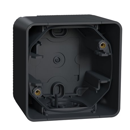 Boîte 1 poste saillie Mureva Styl MUR37911 gris 