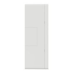Boîte de concentration saillie complète Unica NU121020 Blanc antibactérien 2 rangs de 10 modules