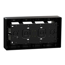 Boîte de concentration saillie complète Unica NU121054 Anthracite 2 rangs de 10 modules