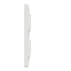 Boîte de concentration saillie complète Unica NU121820 Blanc antibactérien 2 rangs de 8 modèles