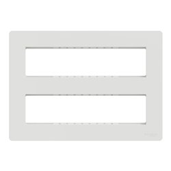 Boîte de concentration saillie complète Unica NU121820 Blanc antibactérien 2 rangs de 8 modèles