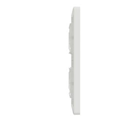Boîte de concentration saillie complète Unica NU121820 Blanc antibactérien 2 rangs de 8 modèles