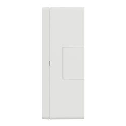 Boîte de concentration saillie complète Unica NU122418 Blanc 2 colonnes de 4 modules