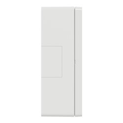 Boîte de concentration saillie complète Unica NU122418 Blanc 2 colonnes de 4 modules