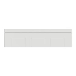 Boîte de concentration saillie complète Unica NU123420 Blanc antibactérien 3 colonnes de 4 modules