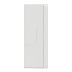 Boîte de concentration saillie complète Unica NU124420 Blanc antibactérien 4 colonnes de 4 modules