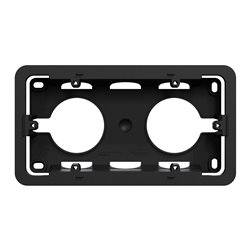 Boîte en saillie Unica NU840454 anthracite 2 postes