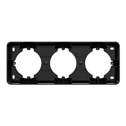 Boîte en saillie Unica NU840654 anthracite 3 postes