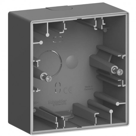 Boîte pour montage saillie D-Life MTN4014-6534 anthracite 1 poste Boîte pour montage saillie D-Life MTN4014-6534 anthracite 1 poste