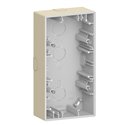 Boîte pour montage saillie D-Life MTN4024-6533 blanc sable 2 postes