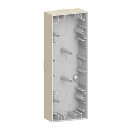 Boîte pour montage saillie D-Life MTN4034-6533 blanc sable 3 postes