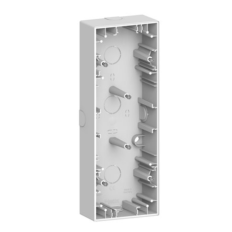 Boîte pour montage saillie D-Life MTN4034-6535 blanc lotus 3 postes Boîte pour montage saillie D-Life MTN4034-6535 blanc lotus 3 postes