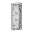 Boîte pour montage saillie D-Life MTN4034-6535 blanc lotus 3 postes