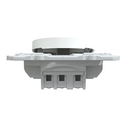 Bouton poussoir à fermeture Ovalis S320206 Blanc 