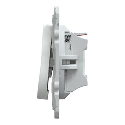 Bouton poussoir à fermeture Ovalis S320206 Blanc 