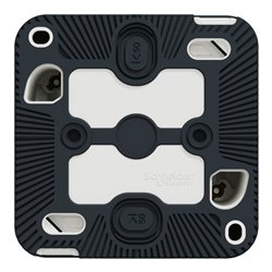Bouton poussoir complet saillie Mureva Styl MUR39026 connexion auto blanc