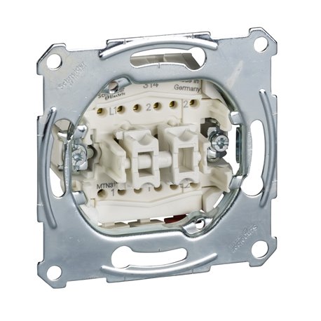Bouton poussoir double BP NO/NF + BP NO/NF D-Life MTN3159-0000 10 A mécanisme seul