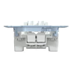 Bouton poussoir double BP NO + BP NO D-Life MTN3155-0000 10 A mécanisme seul