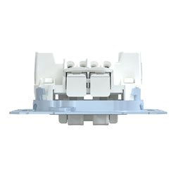 Bouton poussoir double BP NO + BP NO D-Life MTN3155-0000 10 A mécanisme seul