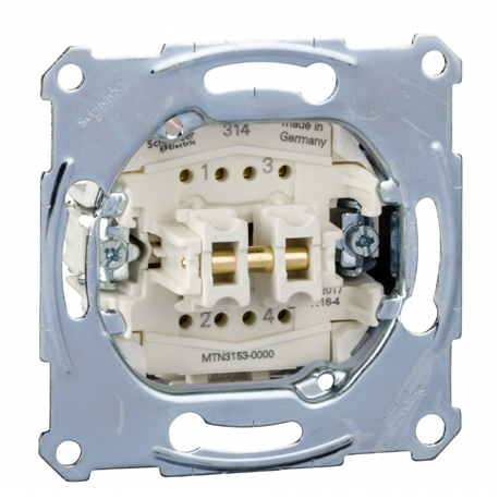 Bouton poussoir double BP NO + BP NF D-Life MTN3153-0000 10 A mécanisme seul