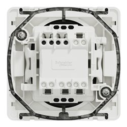 Bouton poussoir Mureva Styl MUR39027 composable connexion auto blanc